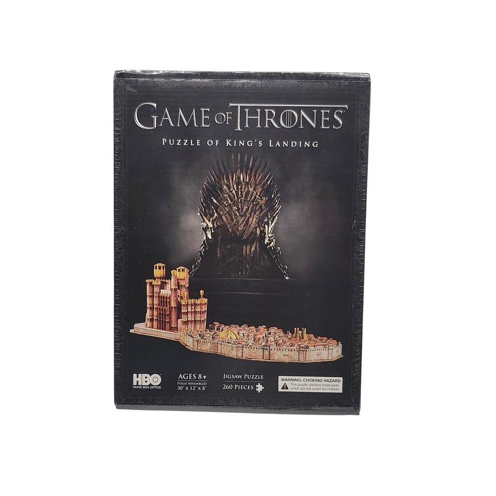 Game of Thrones Puzzle of King's Landing 3D Map Model 260pc HBO Official New‎